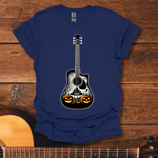 Halloween Themed Guitar T-Shirt