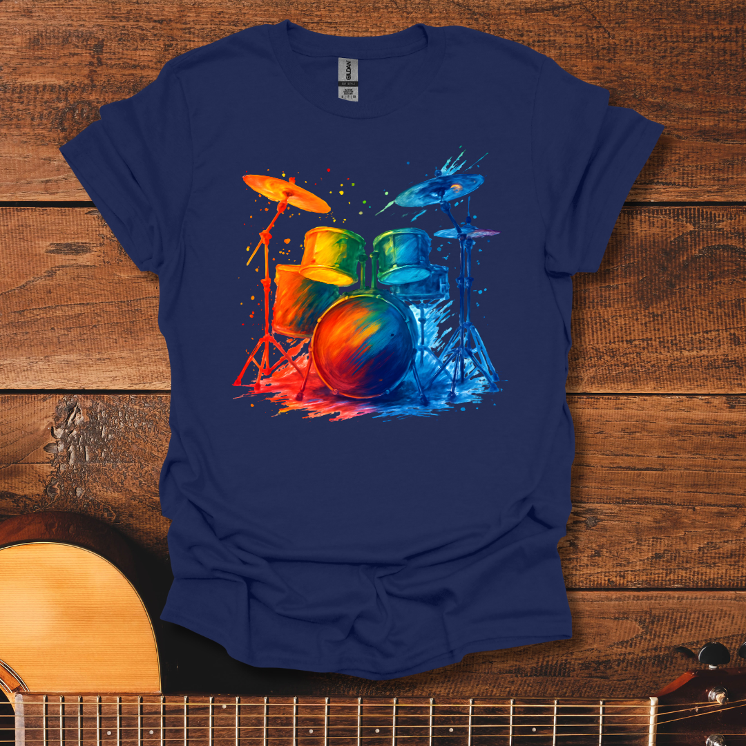 Vibrant Drum Energy T-Shirt