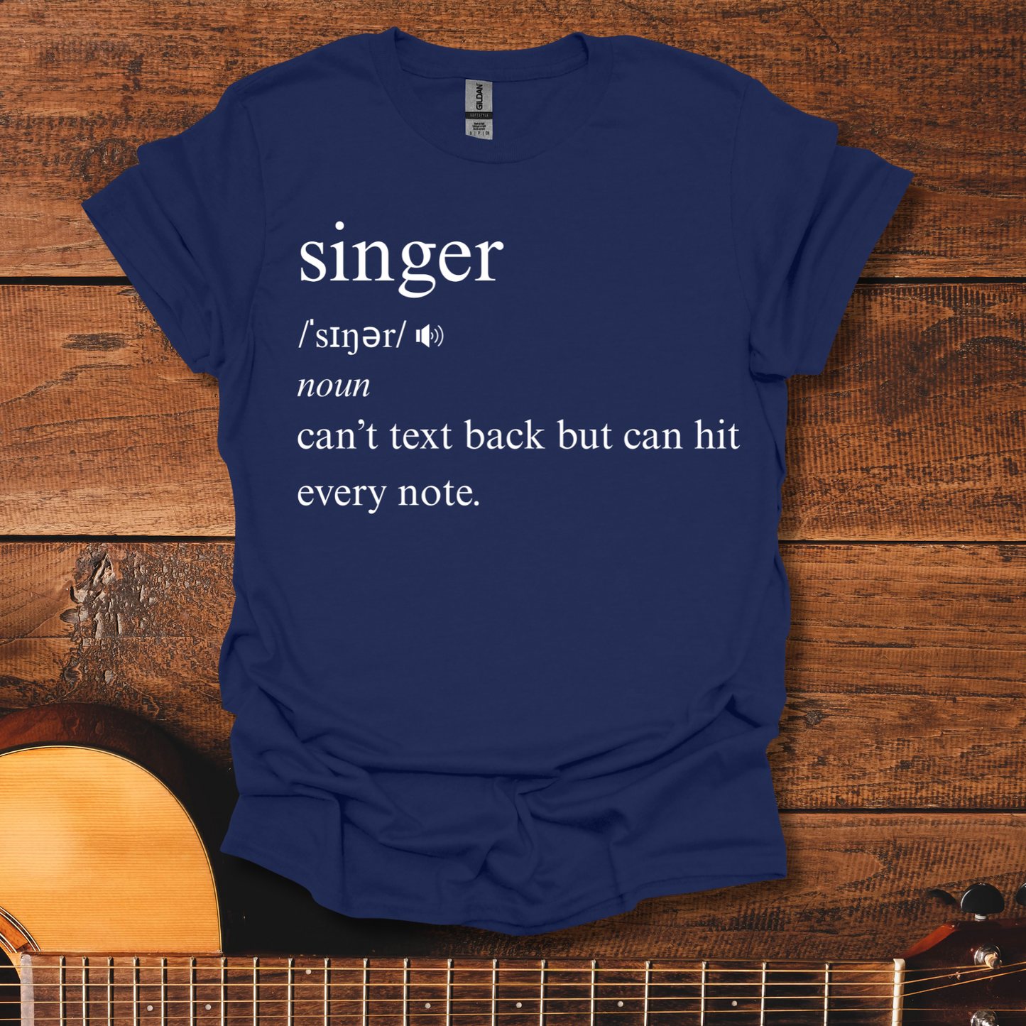 Singer Definition T-Shirt