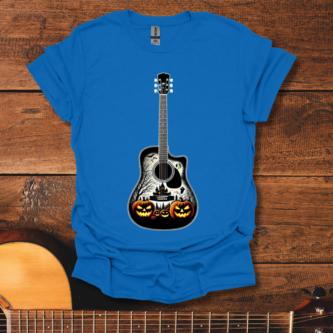 Halloween Themed Guitar T-Shirt