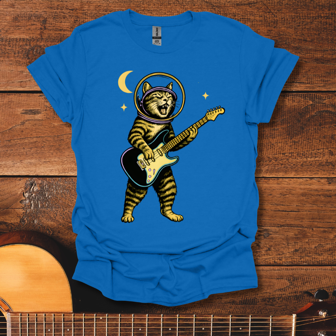 Cosmic Cat Rocker T-Shirt