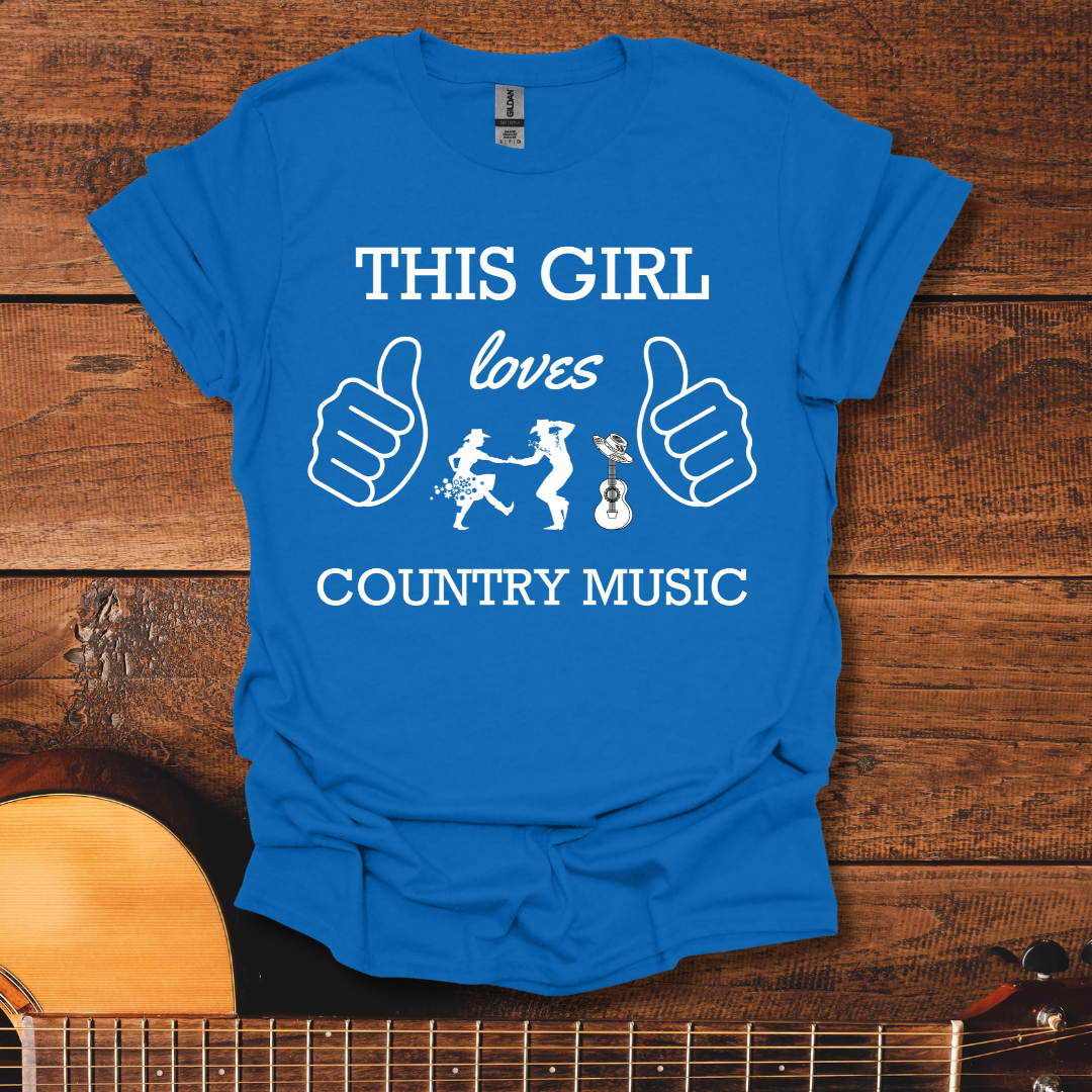 This Girl Loves Country Music T-Shirt