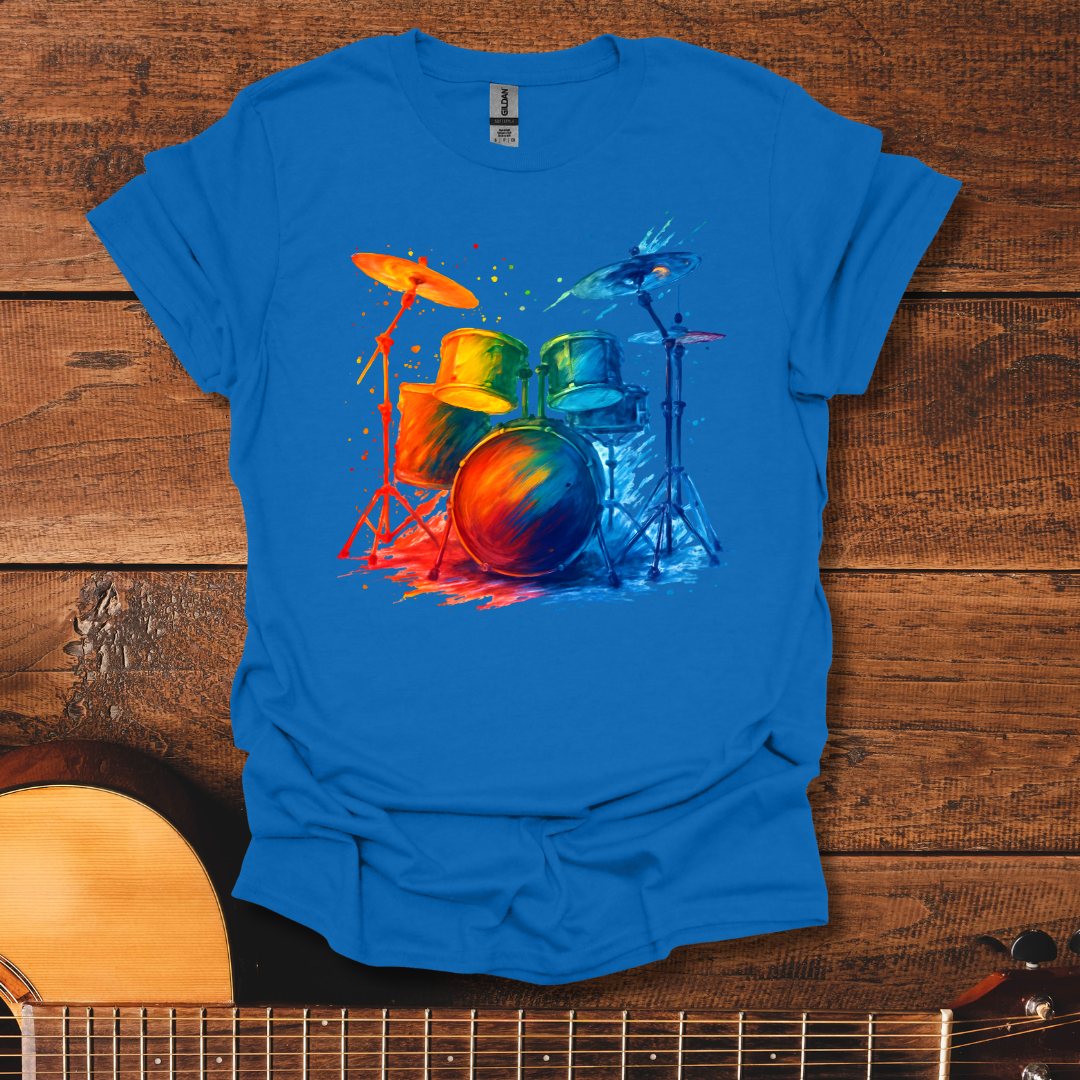Vibrant Drum Energy T-Shirt