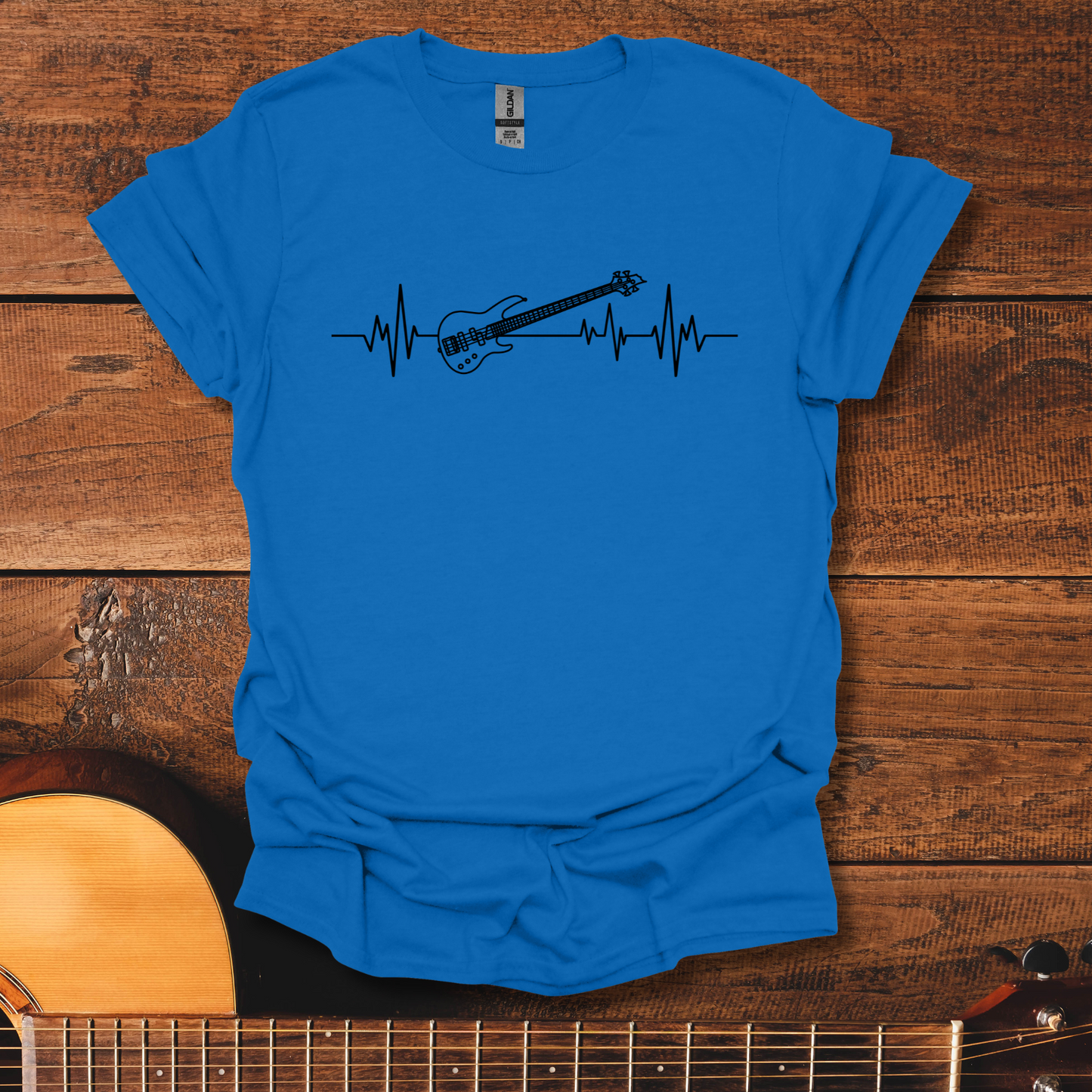 Bass Guitar ECG T-Shirt