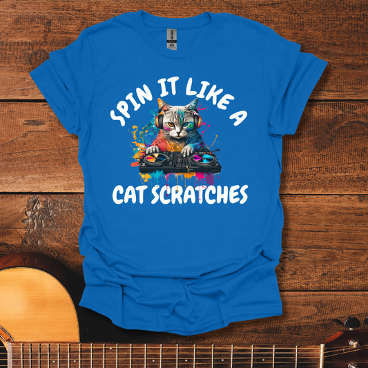 Spin It Like A Cat Scrates T-Shirt
