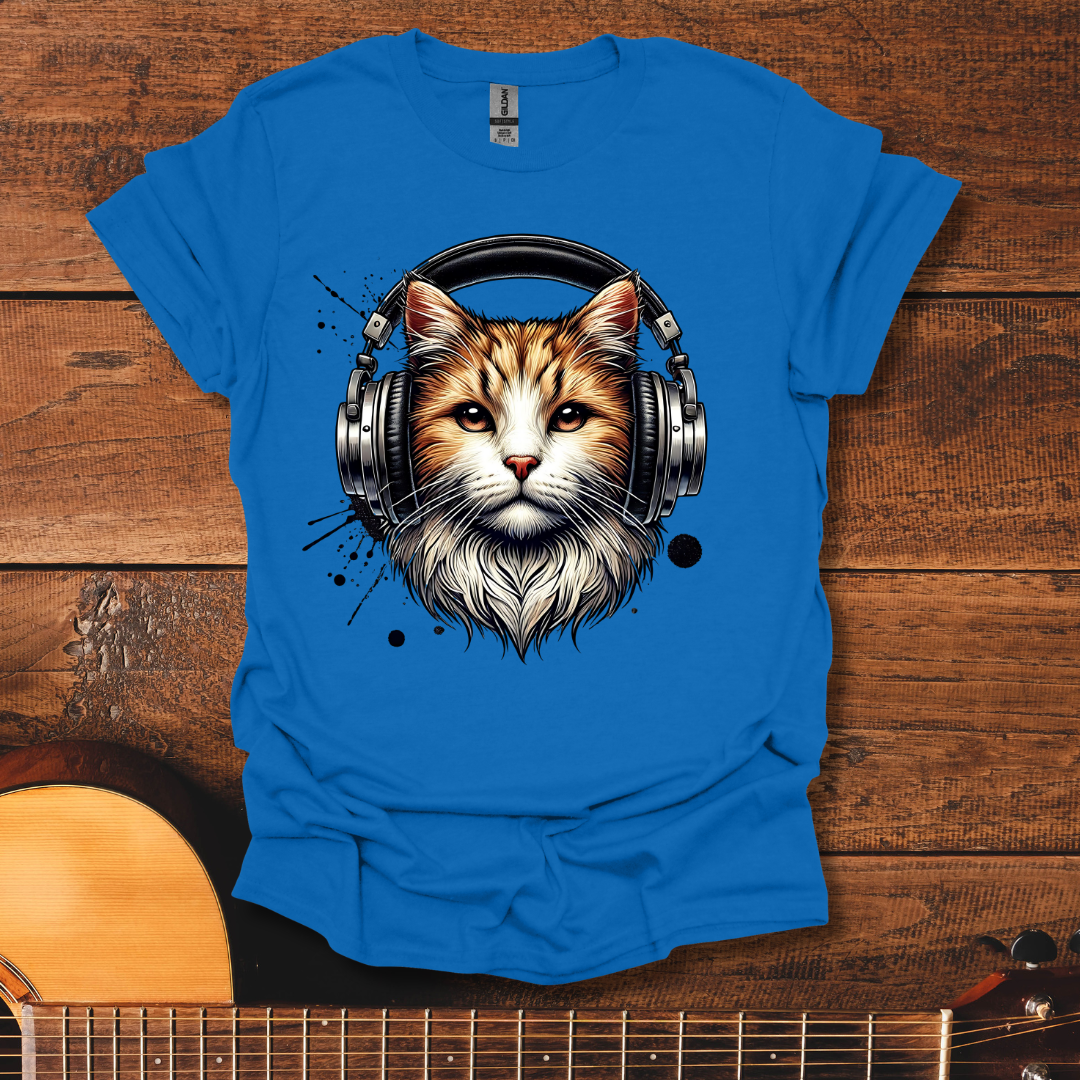 Cat Headphone T-Shirt