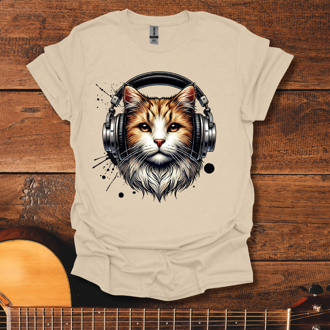 Cat Headphone T-Shirt