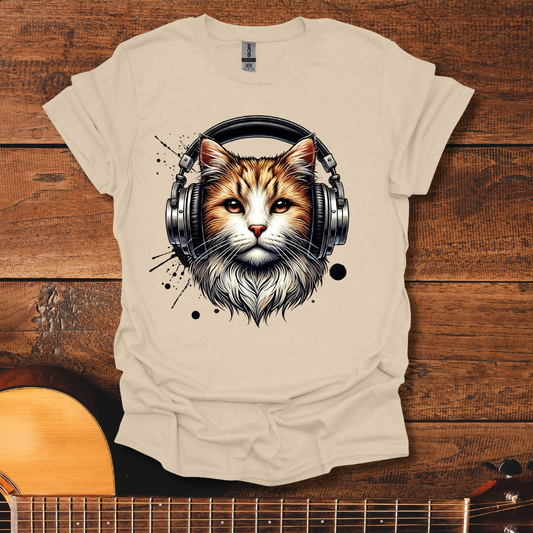 Cat Headphone T-Shirt