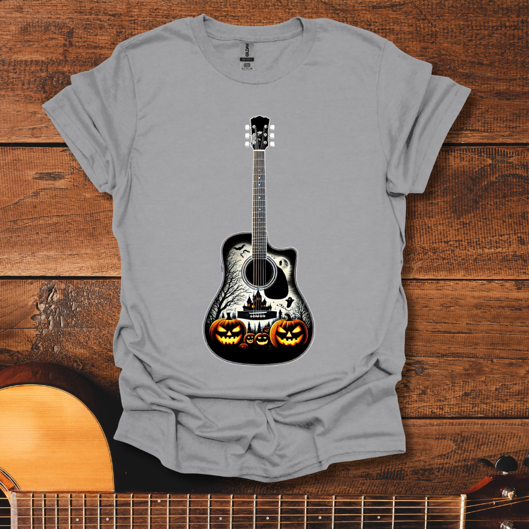 Halloween Themed Guitar T-Shirt
