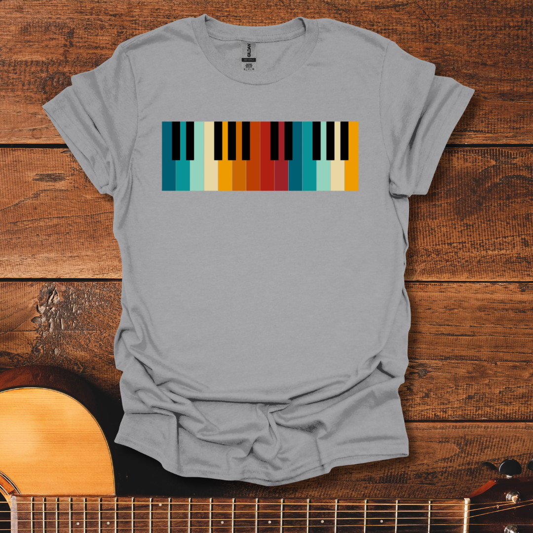 Rainbow Piano T-Shirt