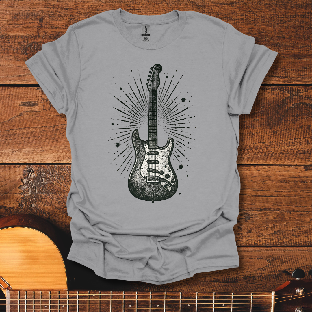 Guitar Ink Art T-Shirt
