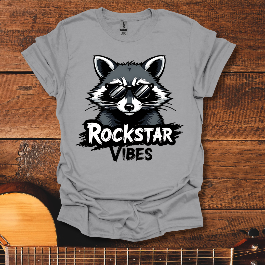 Rockstar Vibes Racoon T-Shirt