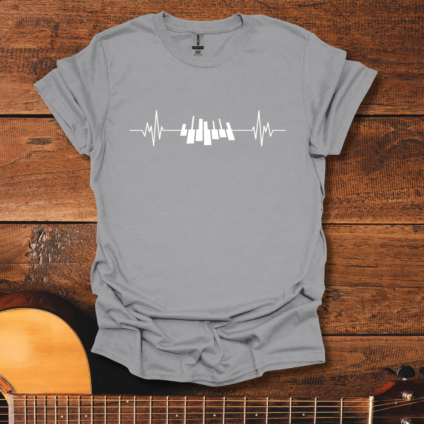 Piano Keys ECG T-Shirt