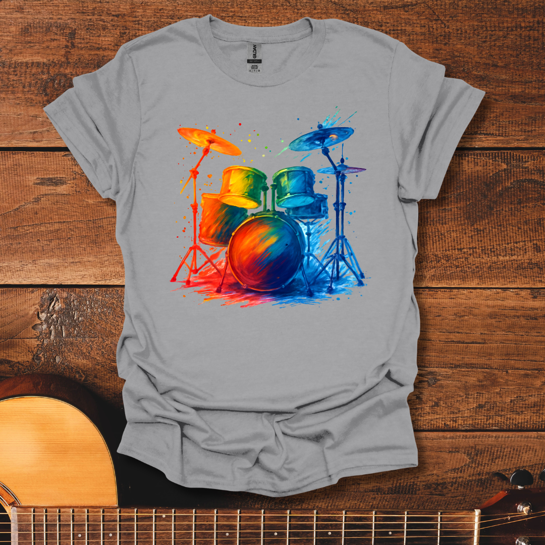 Vibrant Drum Energy T-Shirt