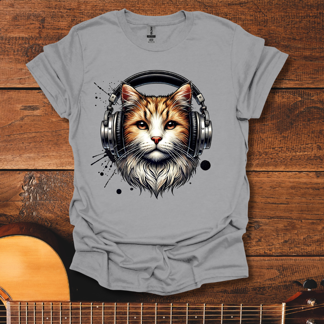 Cat Headphone T-Shirt