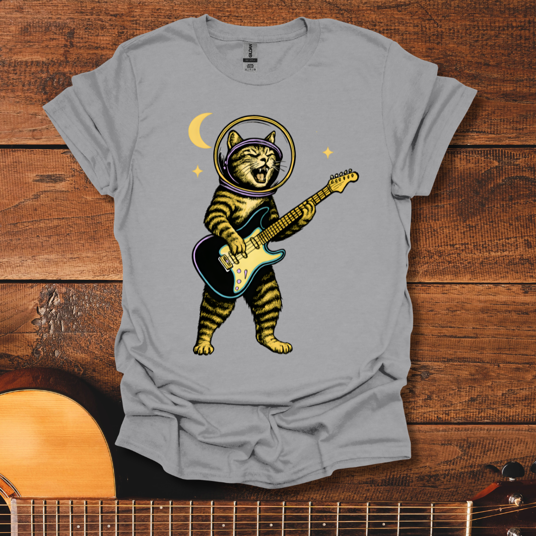 Cosmic Cat Rocker T-Shirt