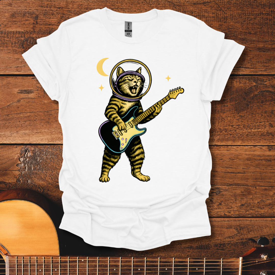 Cosmic Cat Rocker T-Shirt