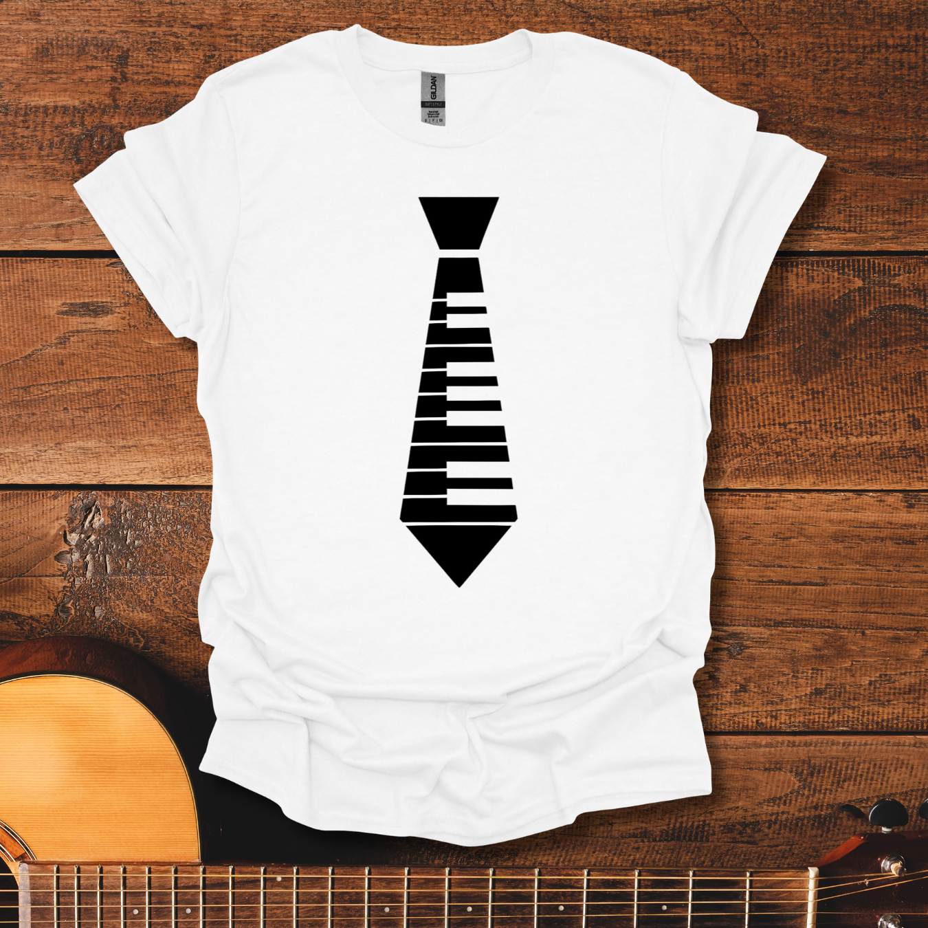 Piano Tie T-Shirt