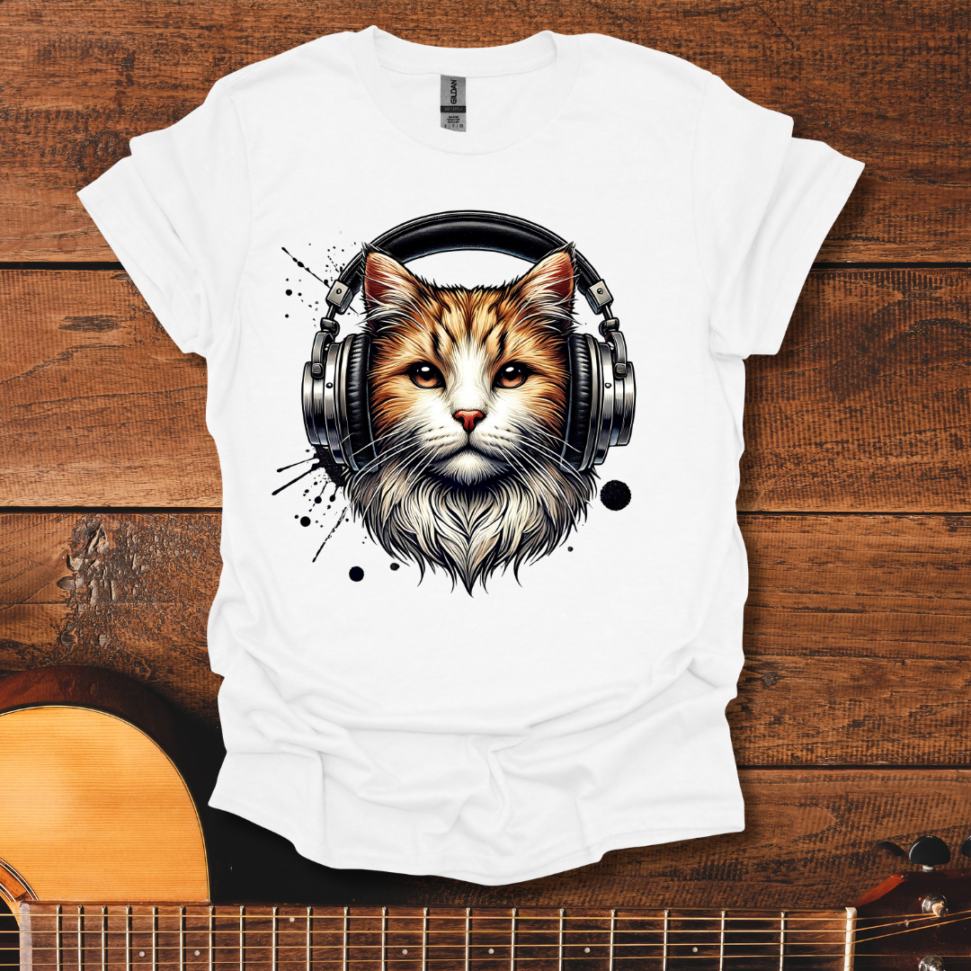 Cat Headphone T-Shirt