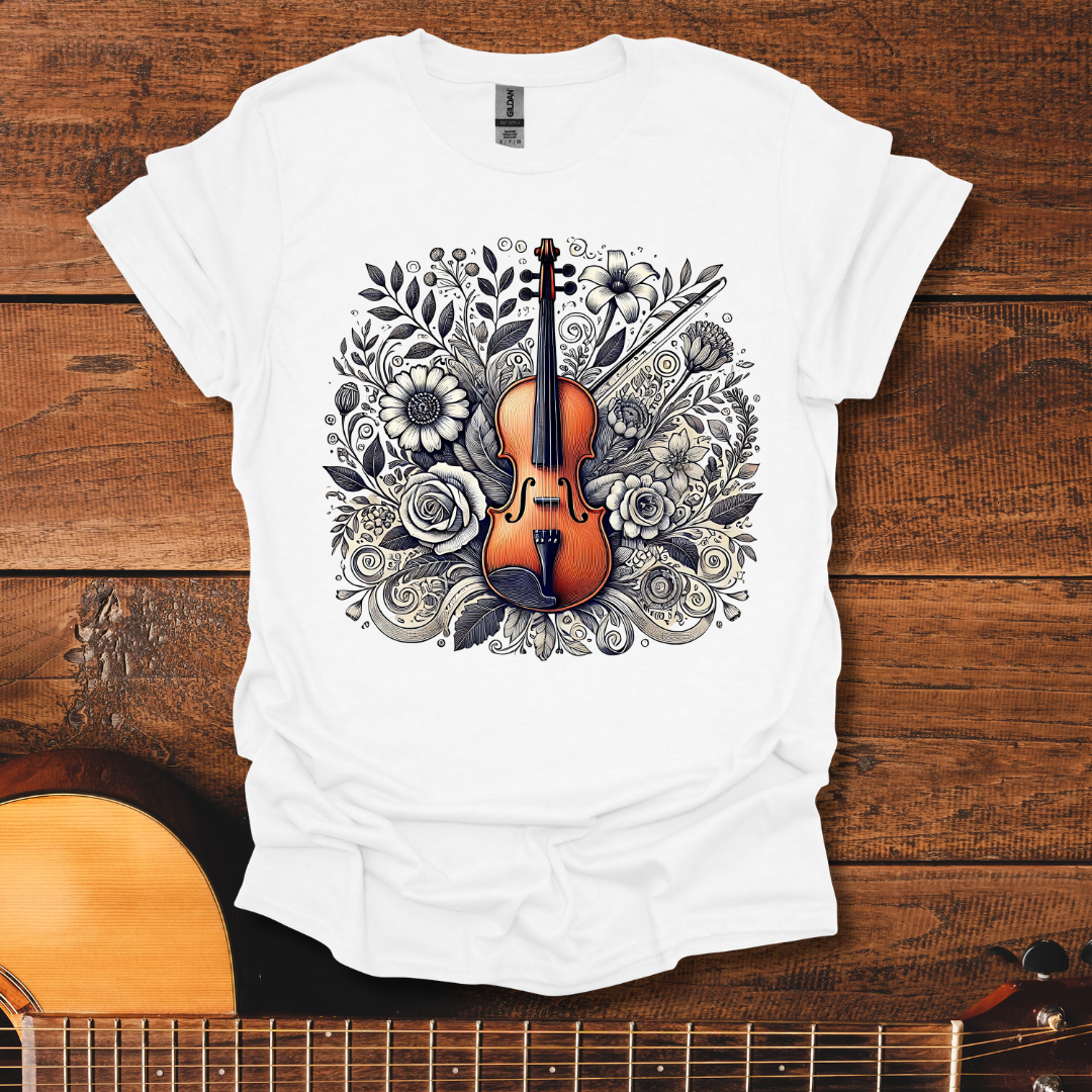 Violin Art T-Shirt