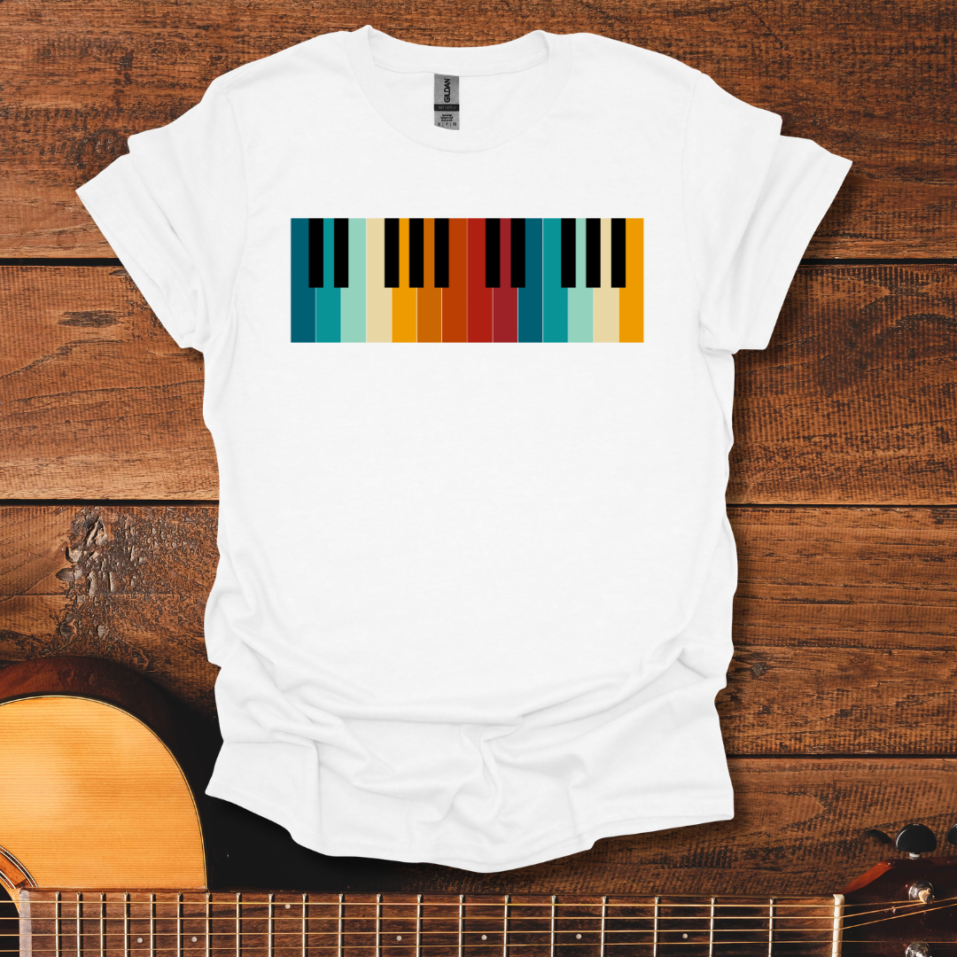 Rainbow Piano T-Shirt