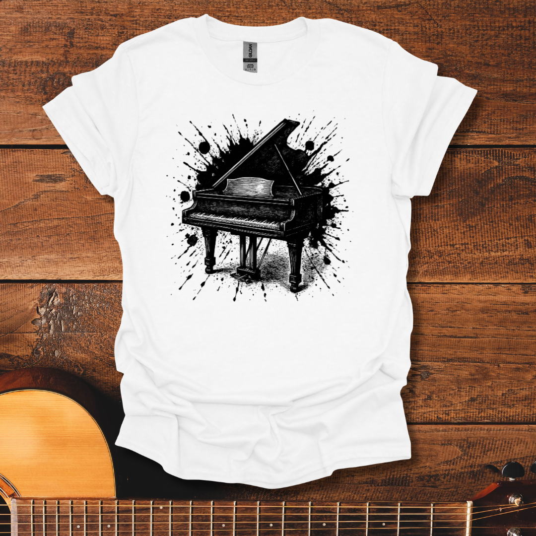 Piano Ink Art T-Shirt